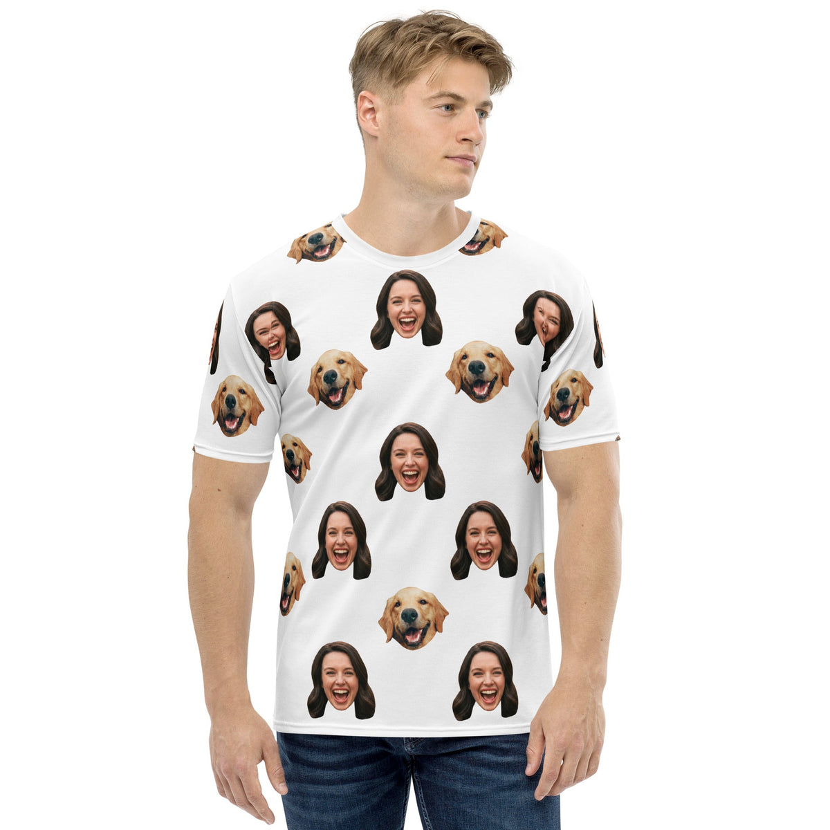 Custom Face T-shirt All Over Print