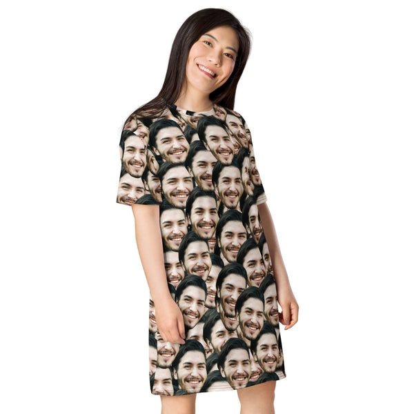 Custom Face T-shirt Dress