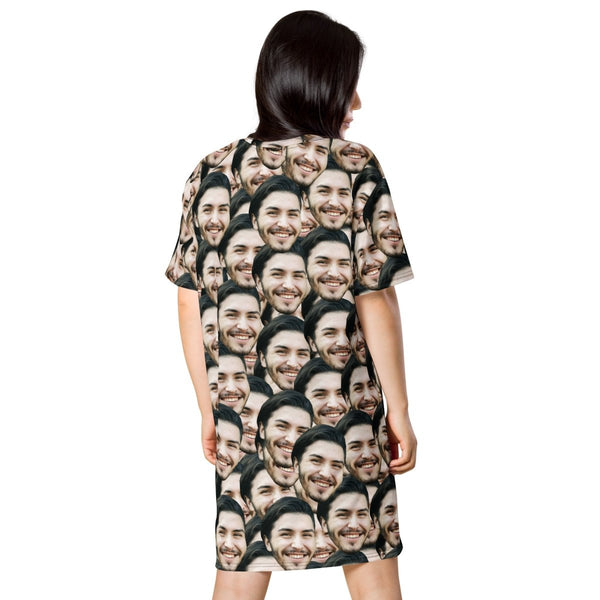 Custom Face T-shirt Dress