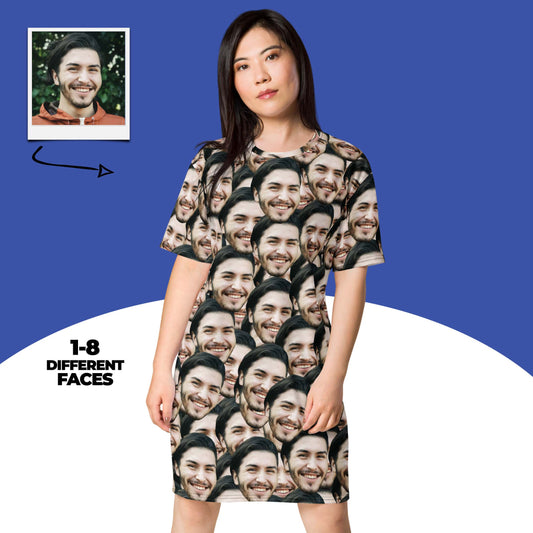 Custom Face T-shirt Dress