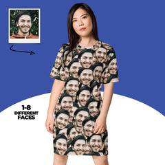 Custom Face T-shirt Dress