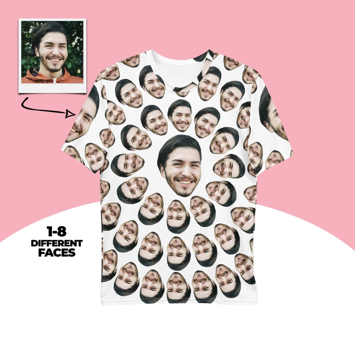 Personalized Photo T-shirt With Your Face Main image