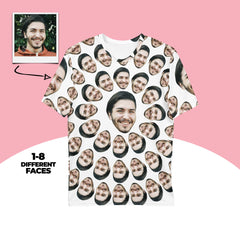 Custom Face T-Shirt Personalized Photo Tee With Your Face