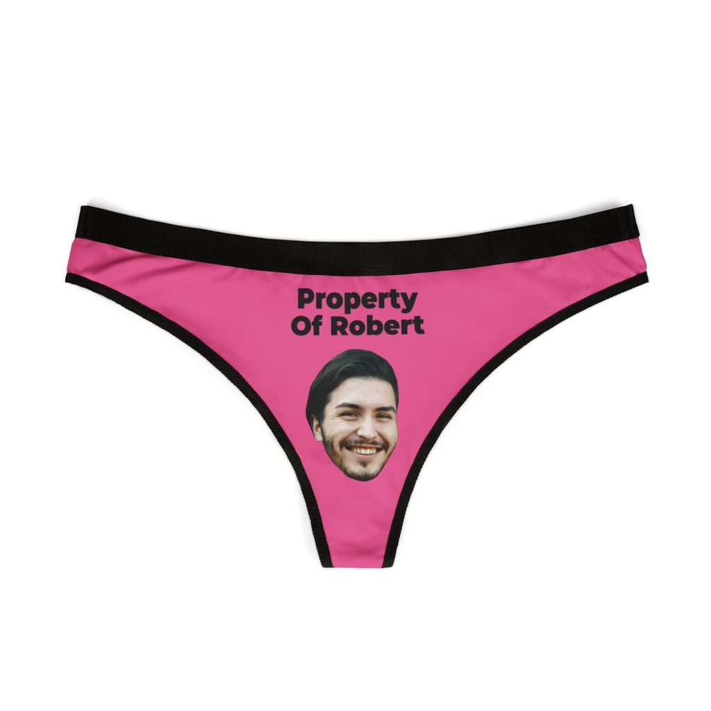 Custom Face Thongs With Name