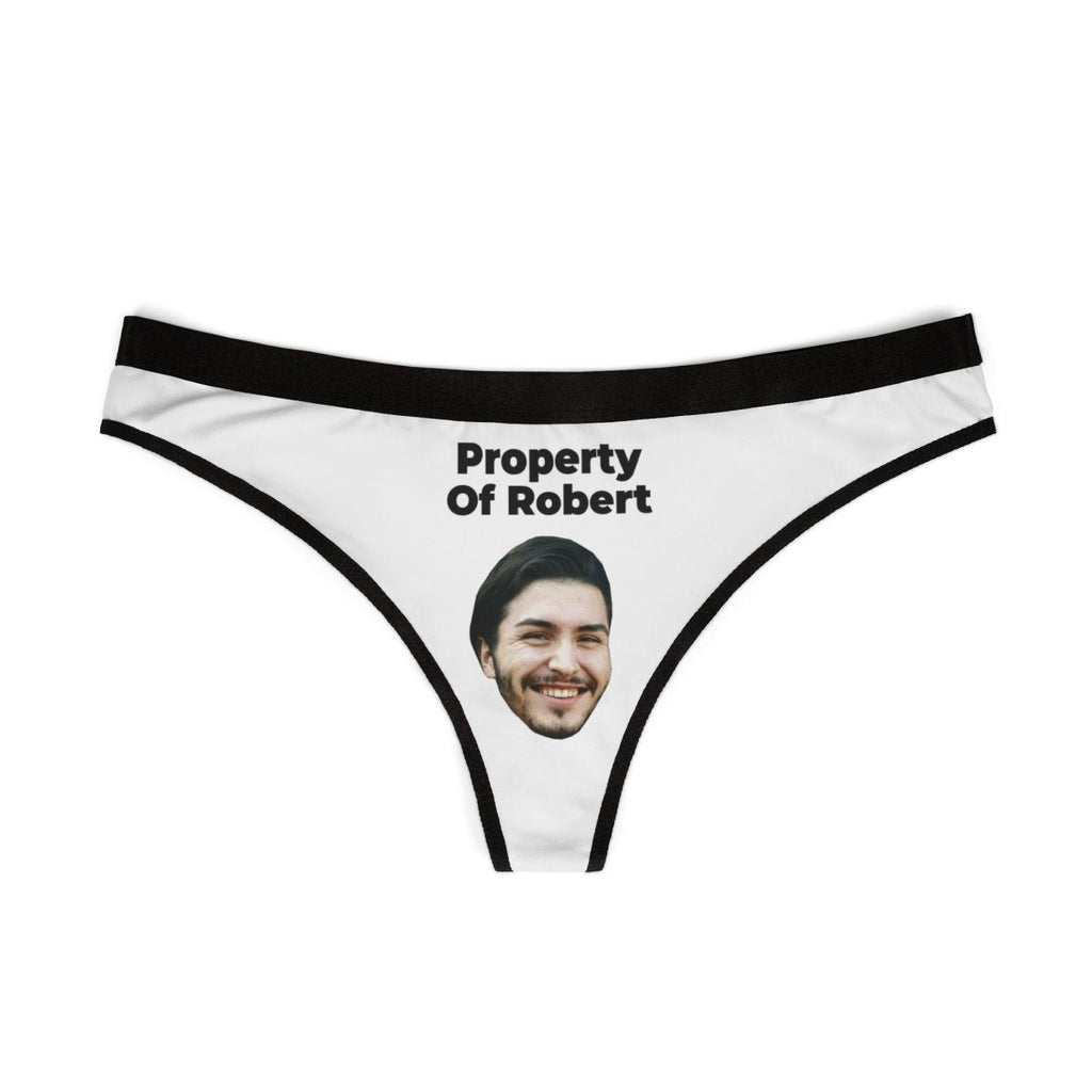Custom Face Thongs With Name