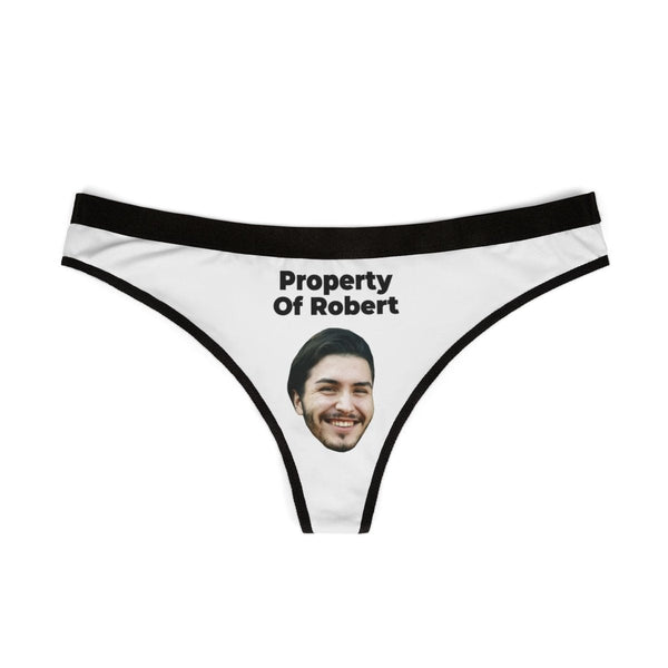 Custom Face Thongs With Name