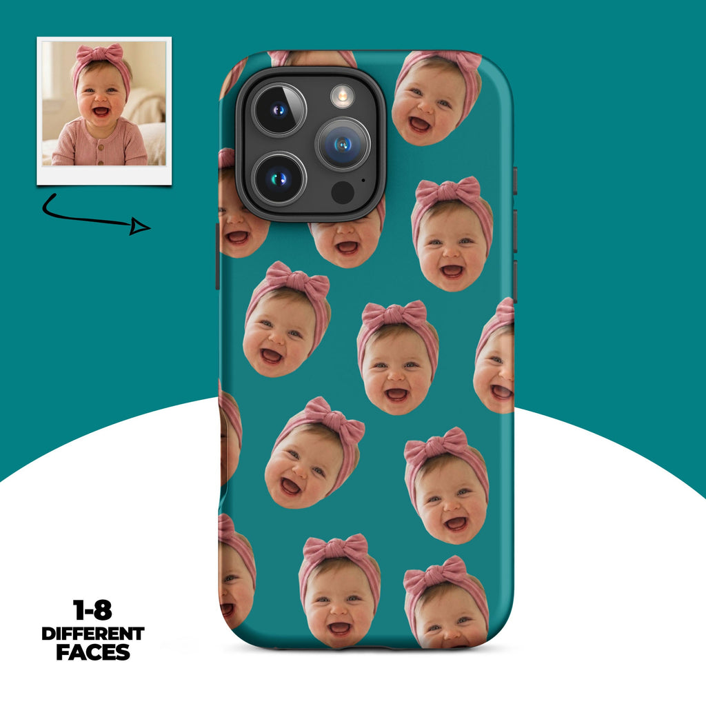 Custom Face iPhone Tough Case
