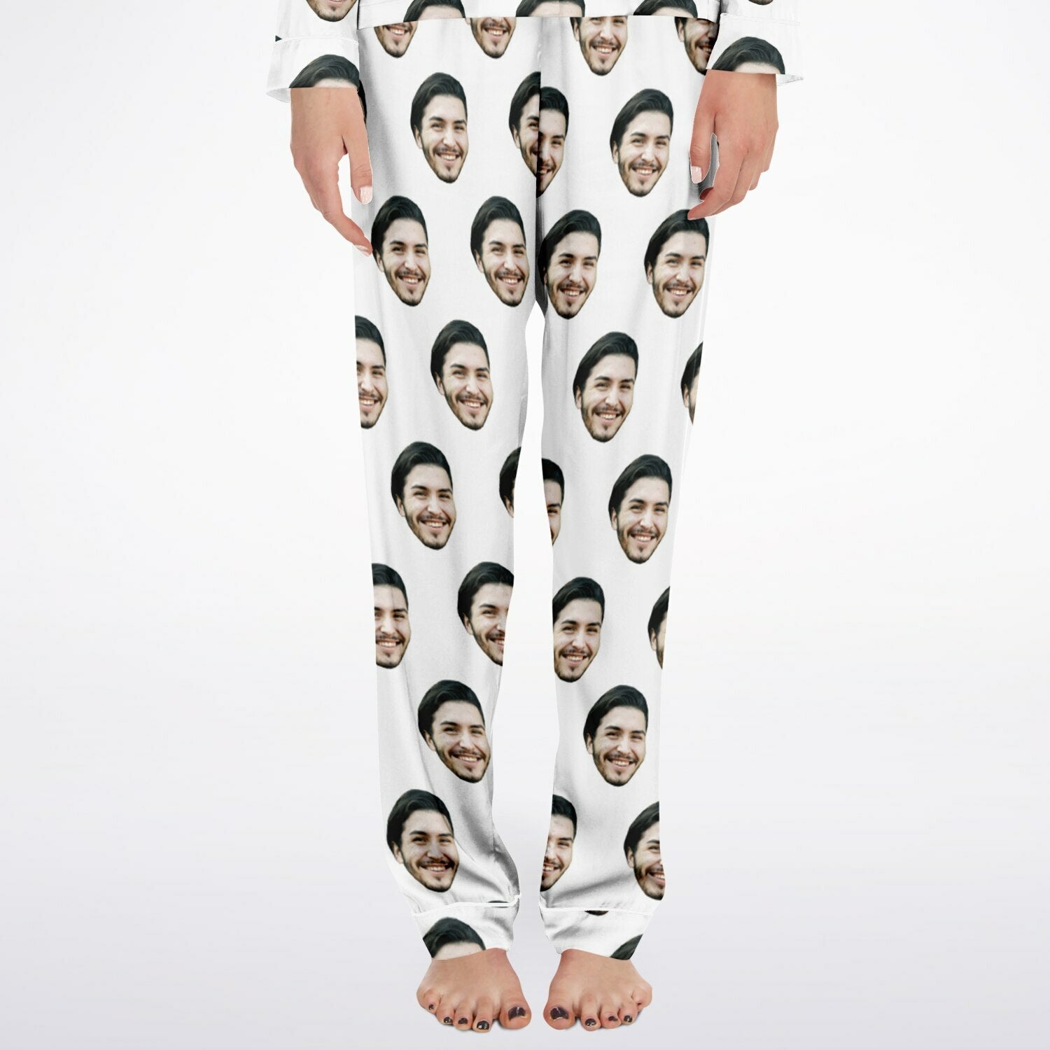 Custom Face Women's Satin Pajamas Secondary image