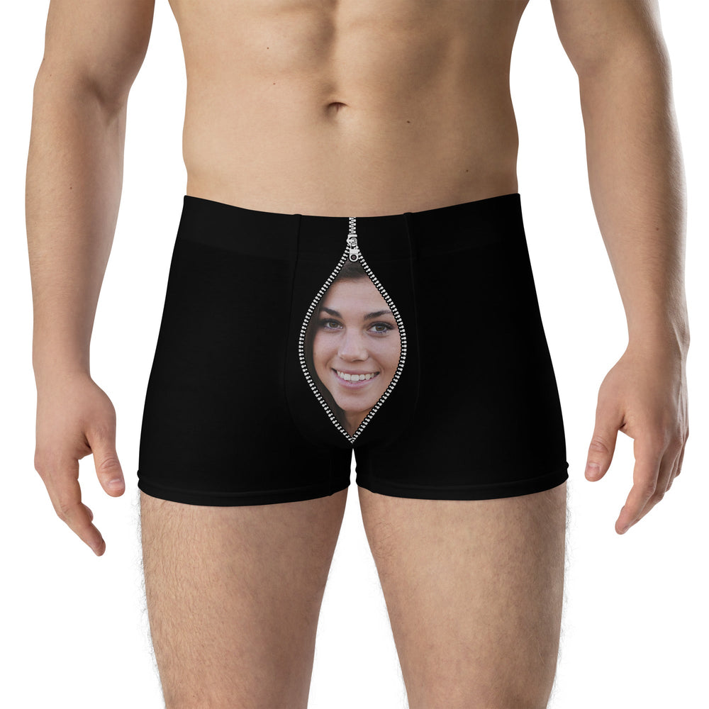 Custom Face Zipper Boxers