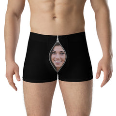 Custom Face Zipper Boxers