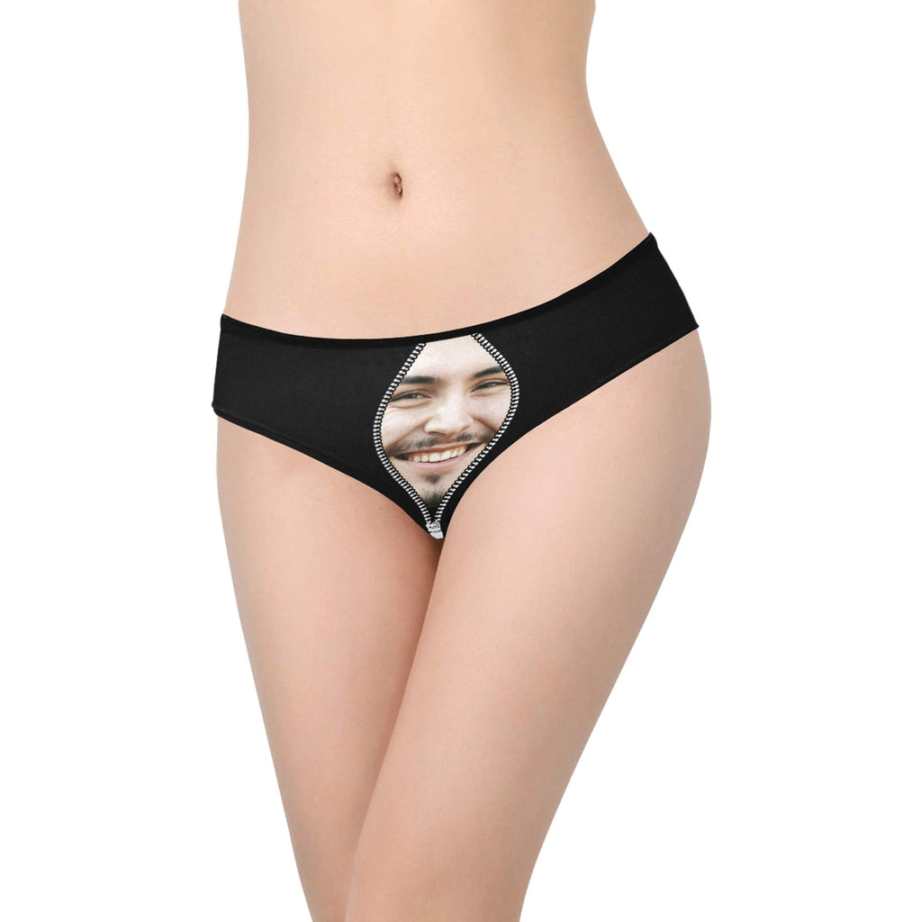 Custom Face Zipper Panties