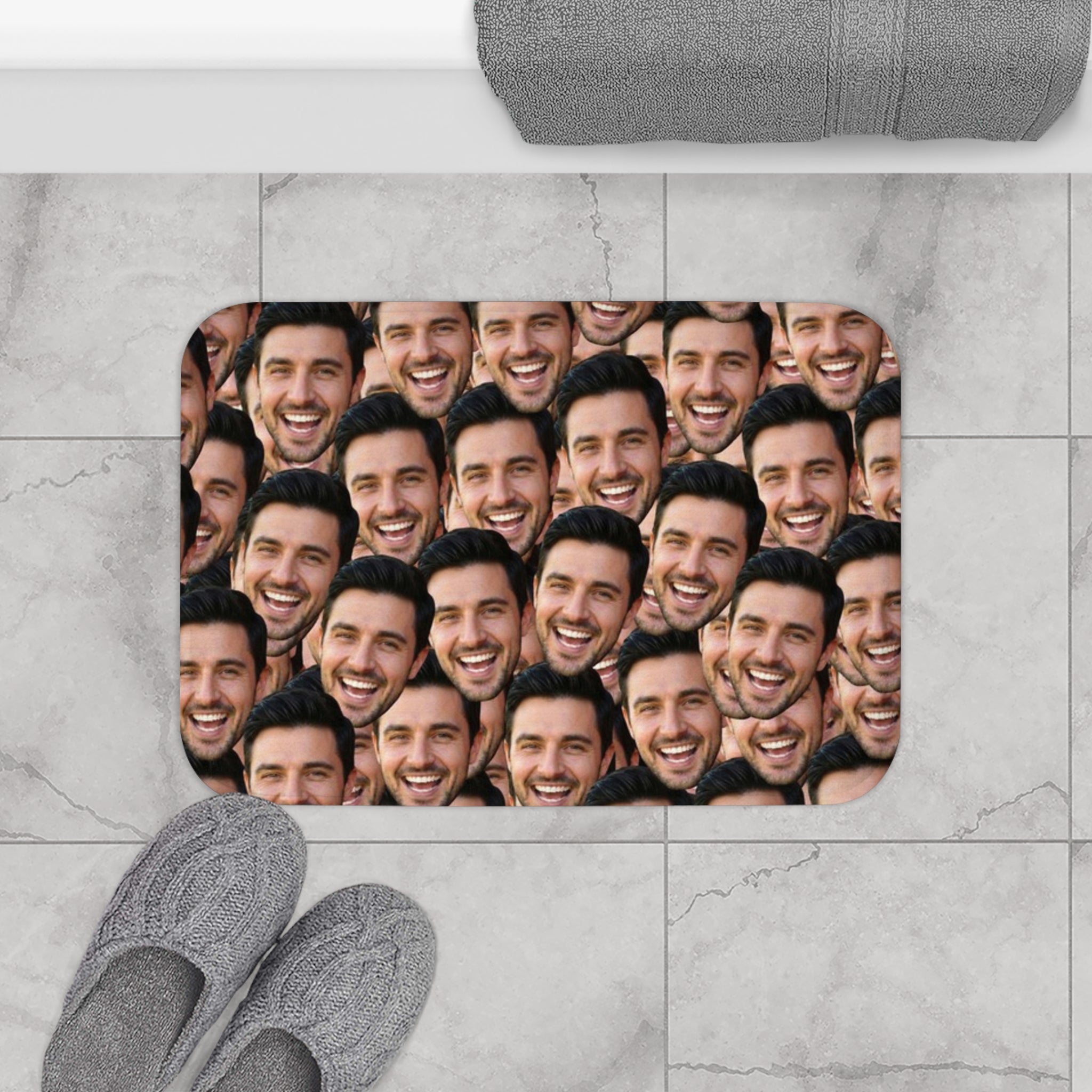 Custom Faces Bath Mat Secondary image