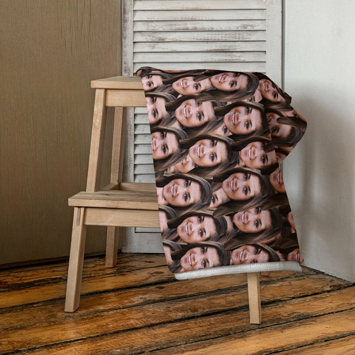 Custom Faces Beach Towel