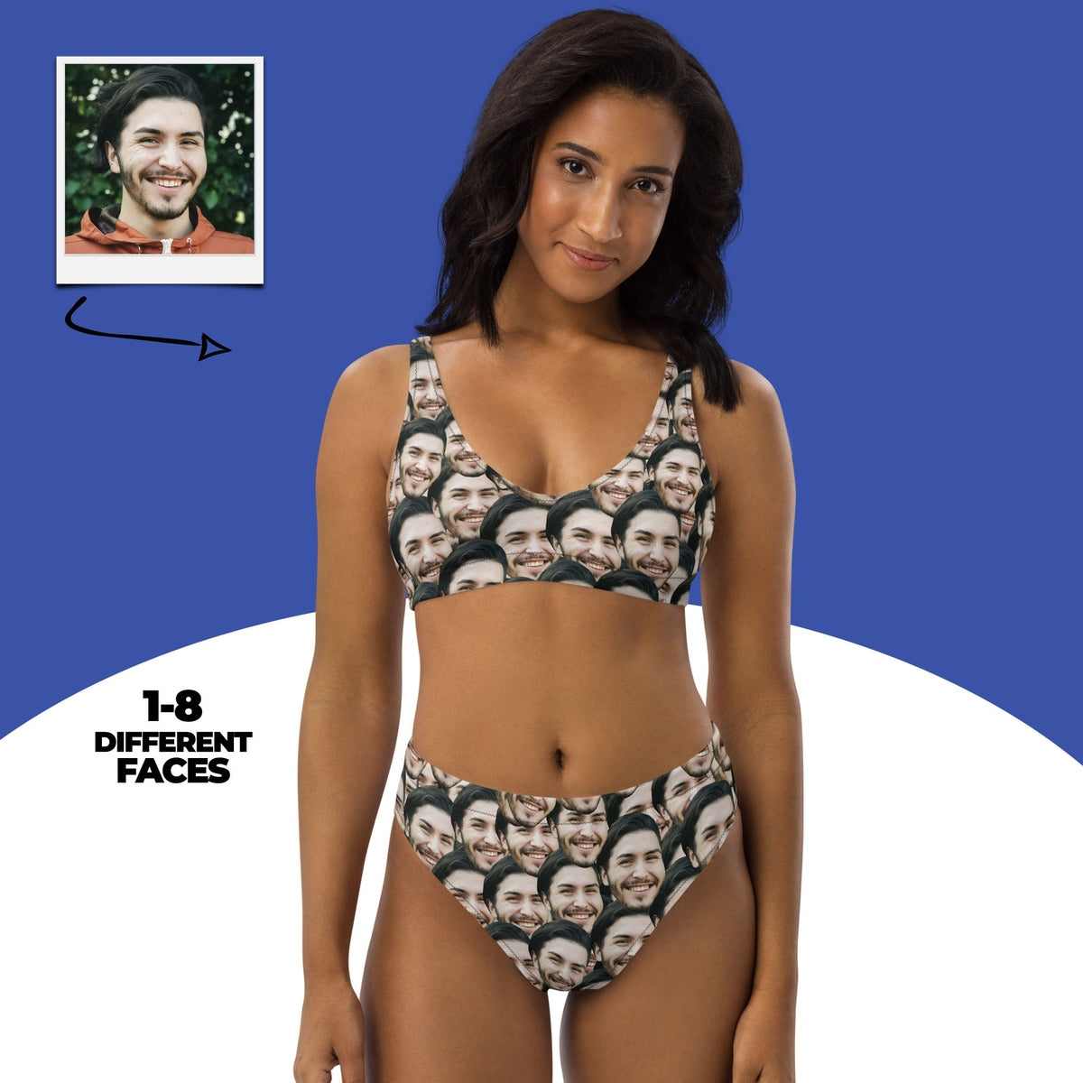 Custom Faces Bikini Personalized Swimsuit Set Main image