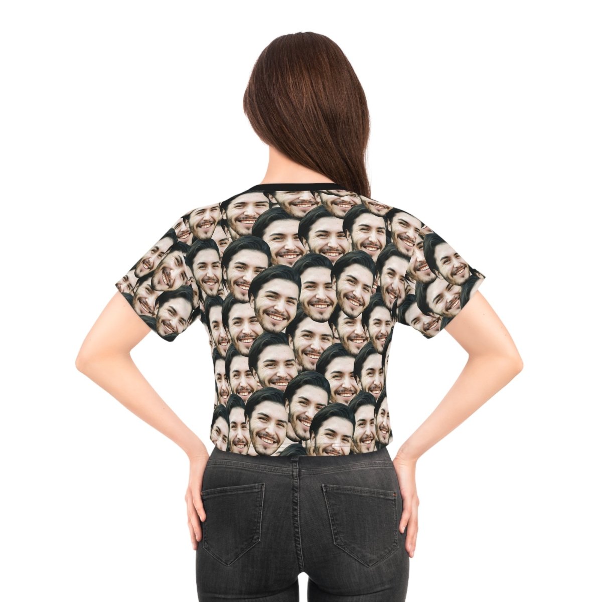 Custom Faces Crop Tee