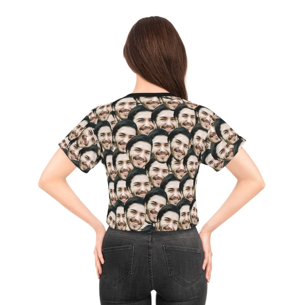 Custom Faces Crop Tee