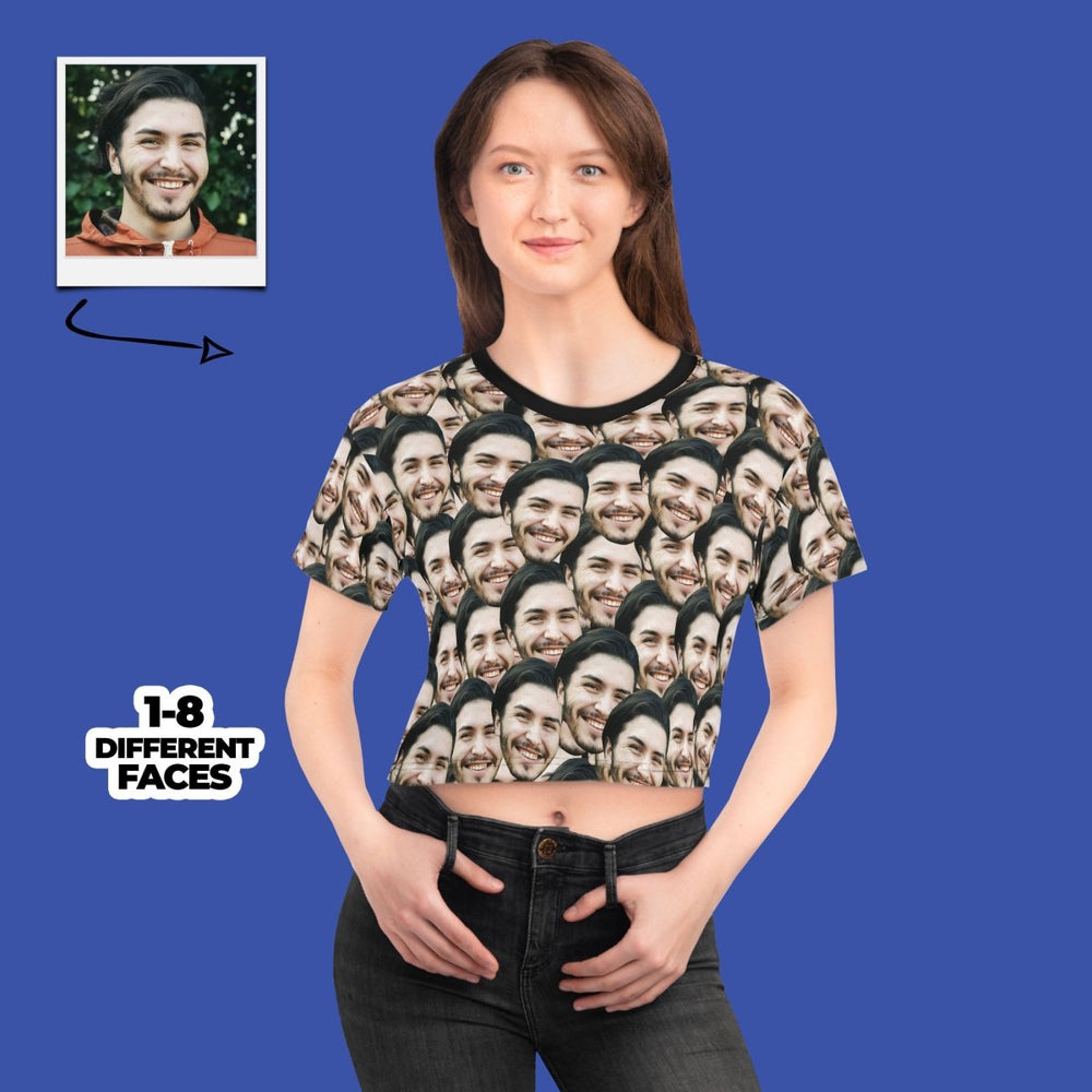 Custom Faces Crop Tee