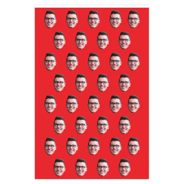 Custom Faces Gift Wrapping Paper