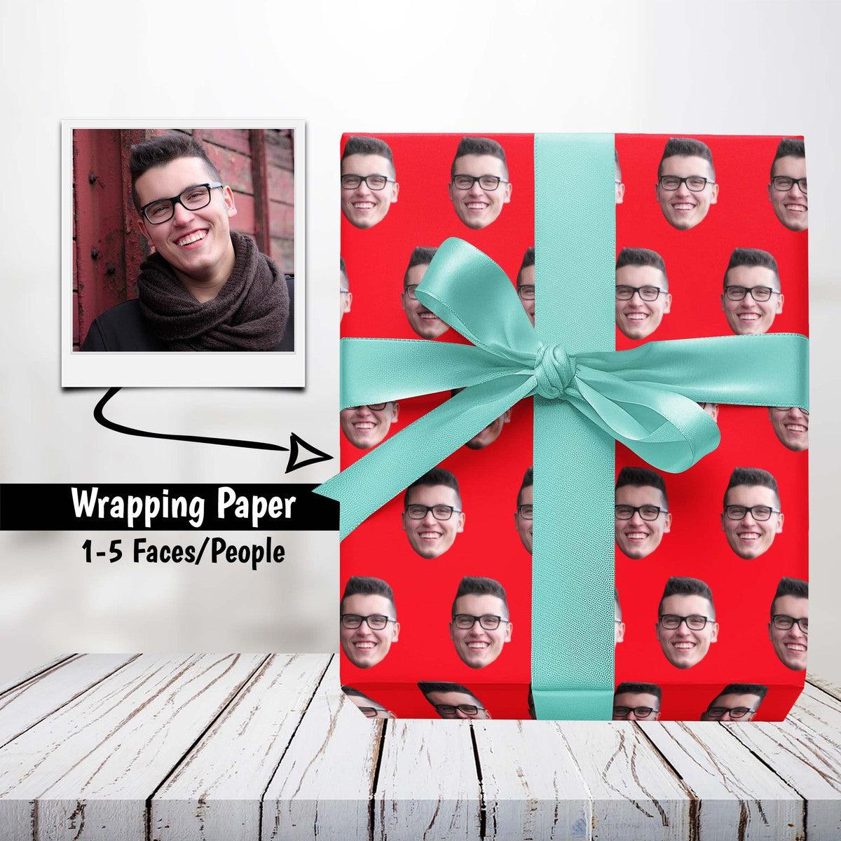 Custom Faces Gift Wrapping Paper Main image