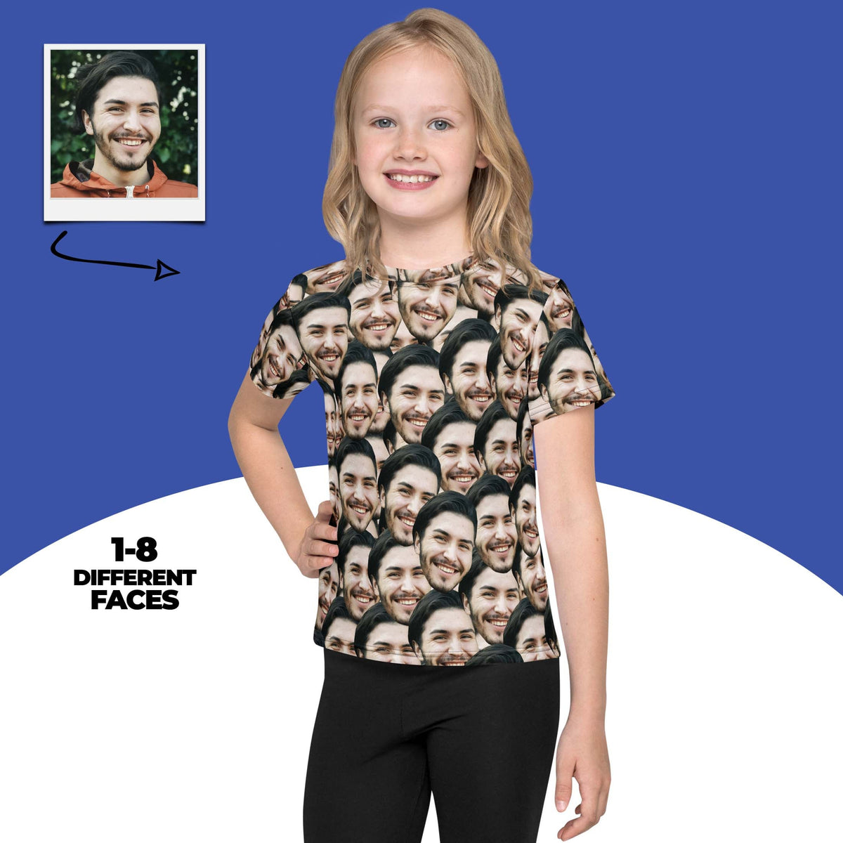 Custom Faces Kids T-Shirt Main image