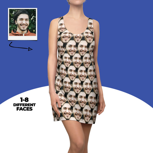 Custom Faces Racerback Dress