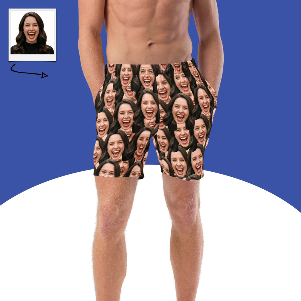 Custom Faces Swim Trunks