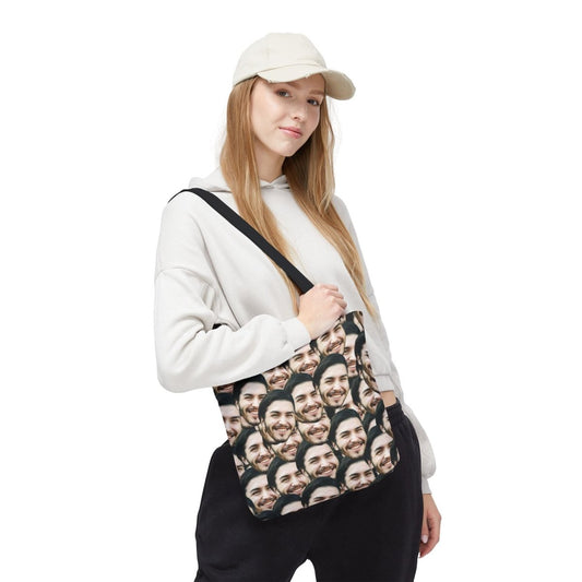 Custom Faces Tote Bag Personalized Photo Tote Bag