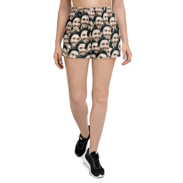 Custom Faces Women's Athletic Shorts