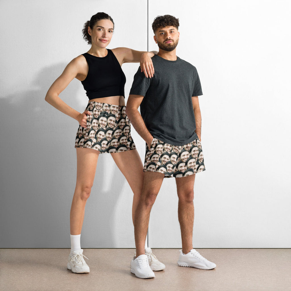 Custom Faces Women's Athletic Shorts