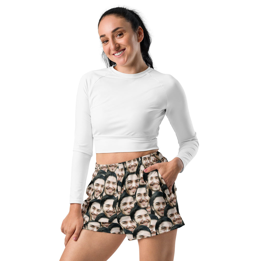 Custom Faces Women's Athletic Shorts