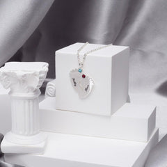 Custom Footprint Necklace