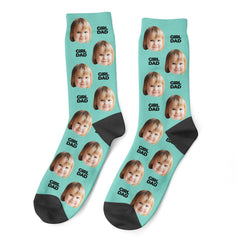 Custom Girl Dad Socks