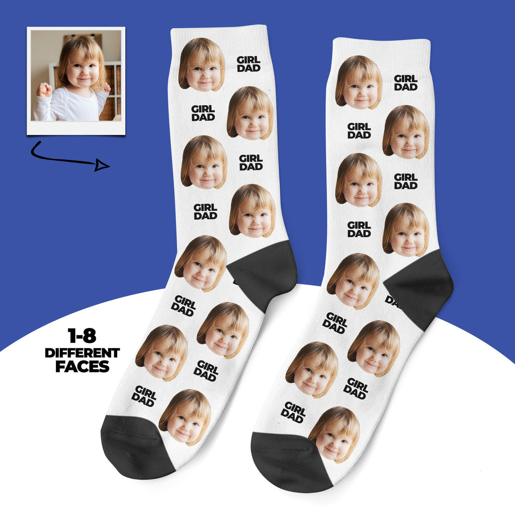 Custom Girl Dad Socks