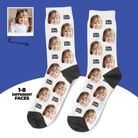 Custom Girl Dad Socks