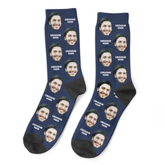 Custom Groomsman Face Socks