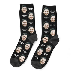 Custom Groomsman Face Socks