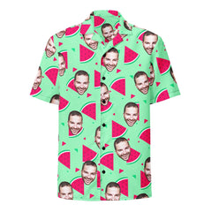 Custom Hawaiian Shirt Watermelon All Over Print Faces Shirt