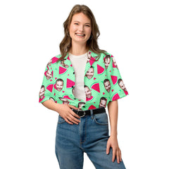 Custom Hawaiian Shirt Watermelon All Over Print Faces Shirt