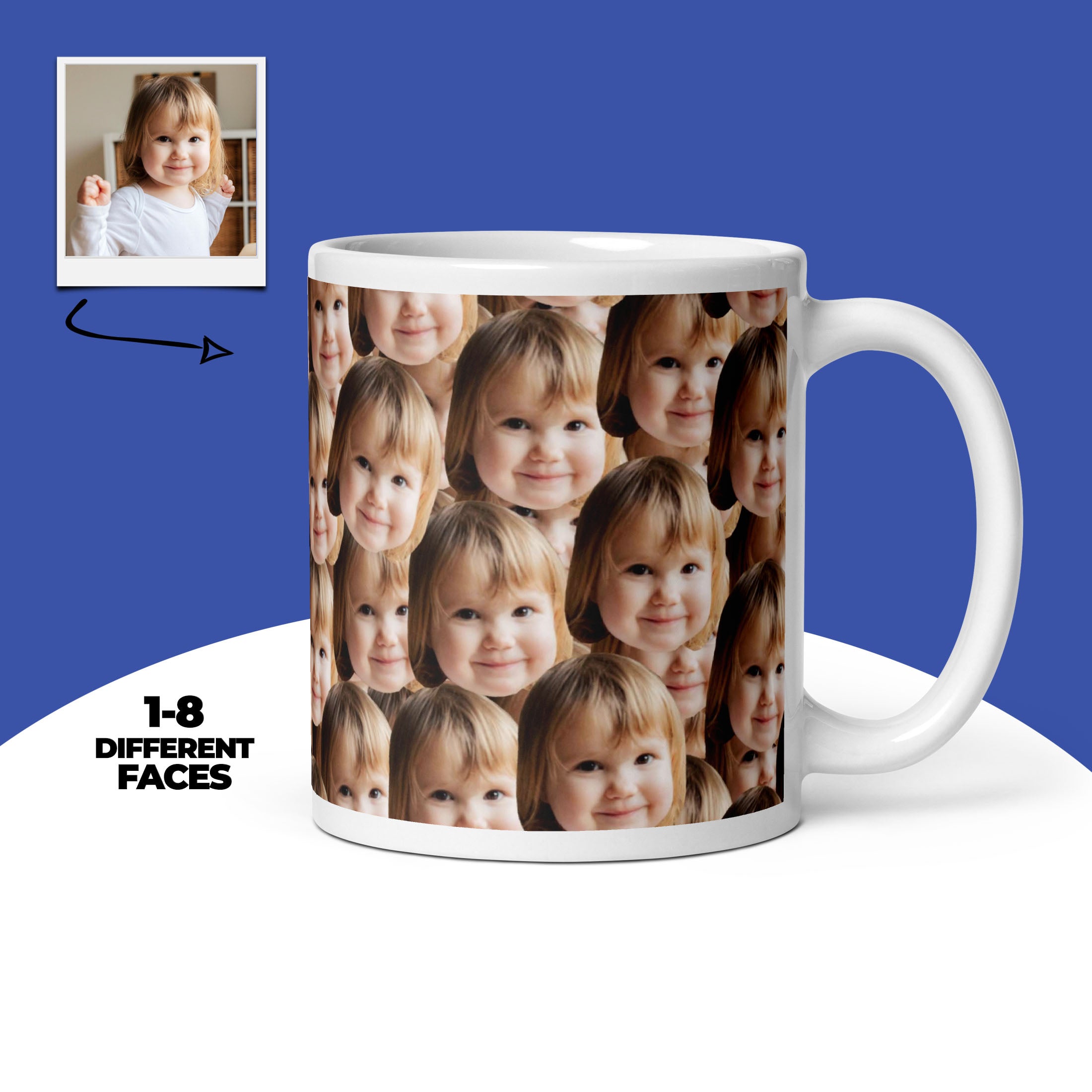 Custom Kid Faces Mug Main image