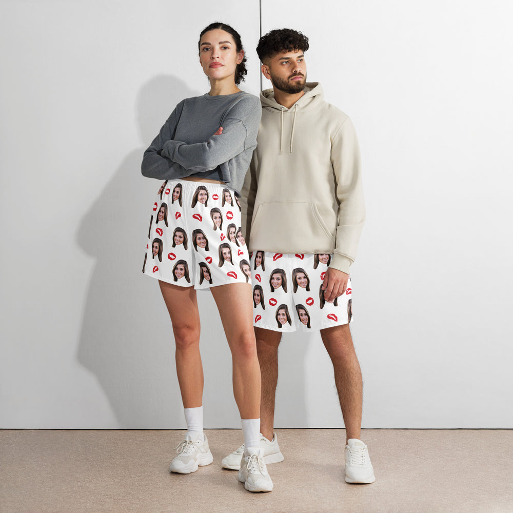 Custom Kiss Face Shorts
