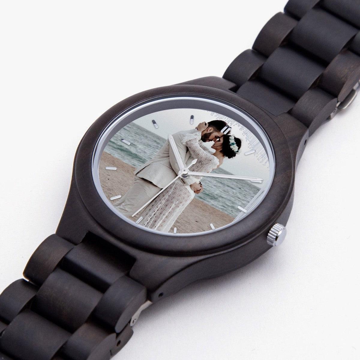 Custom Olive Lumber photo Watch Secondary image