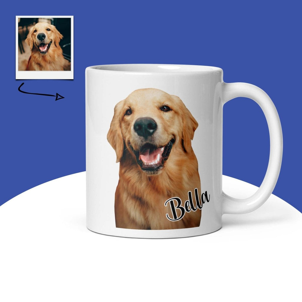 Custom Pet Photo Mug With Name
