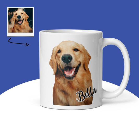 Custom Pet Photo Mug With Name