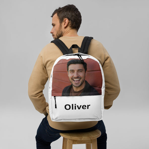 Custom Photo Backpack With Name