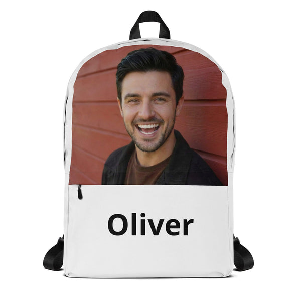 Custom Photo Backpack With Name