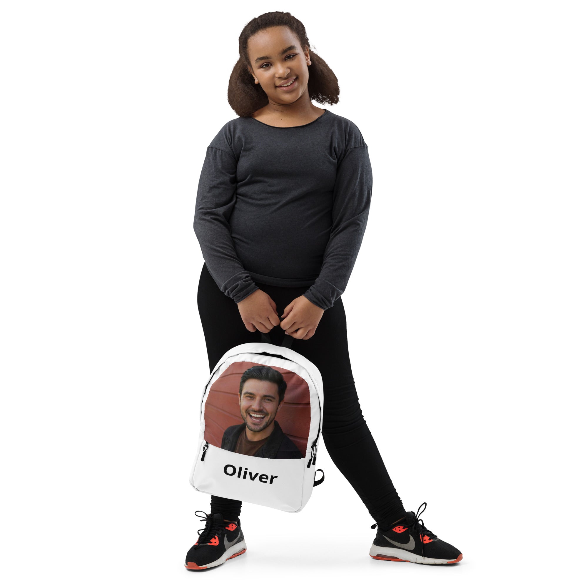 Custom Photo Backpack With Name