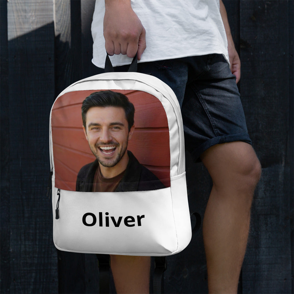 Custom Photo Backpack With Name