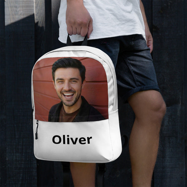 Custom Photo Backpack With Name