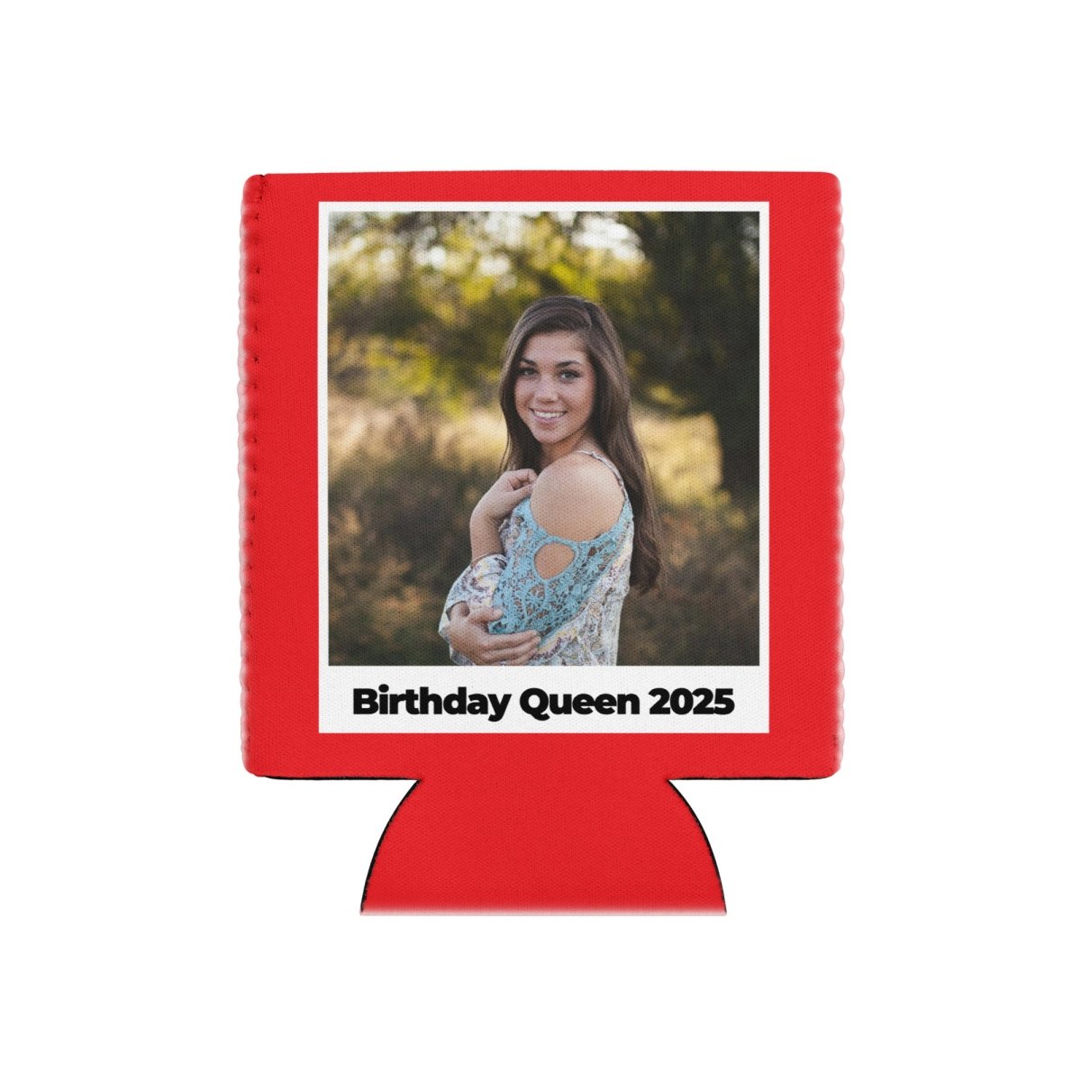 Custom Photo Birthday Can Cooler Secondary image