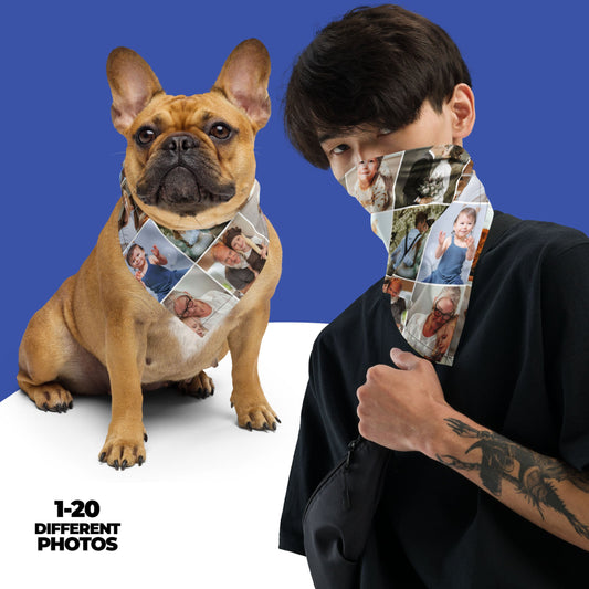 Custom Photo Collage Bandana